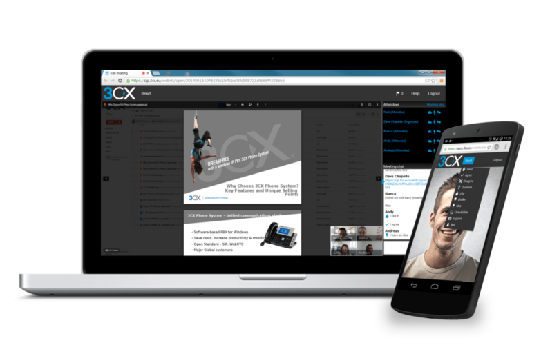 3CX integra nel suo Phone System la soluzione di web-conferencing GRATUITA