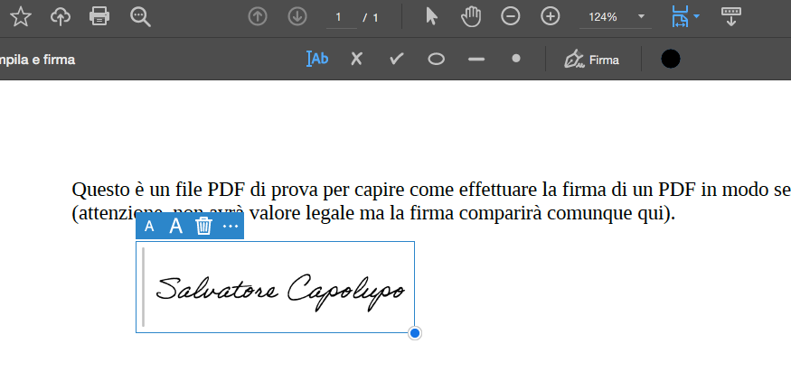 passo 2 firmare documento PDF adobe reader