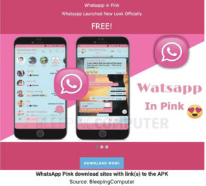 come riconoscere Whatsapp Pink