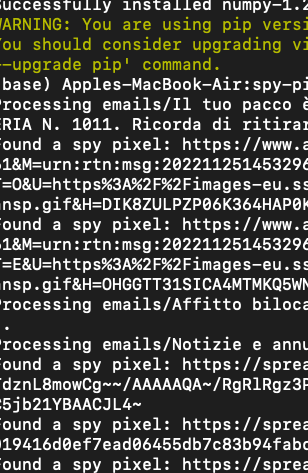 Le email commerciali sono zeppe di spy pixel ️