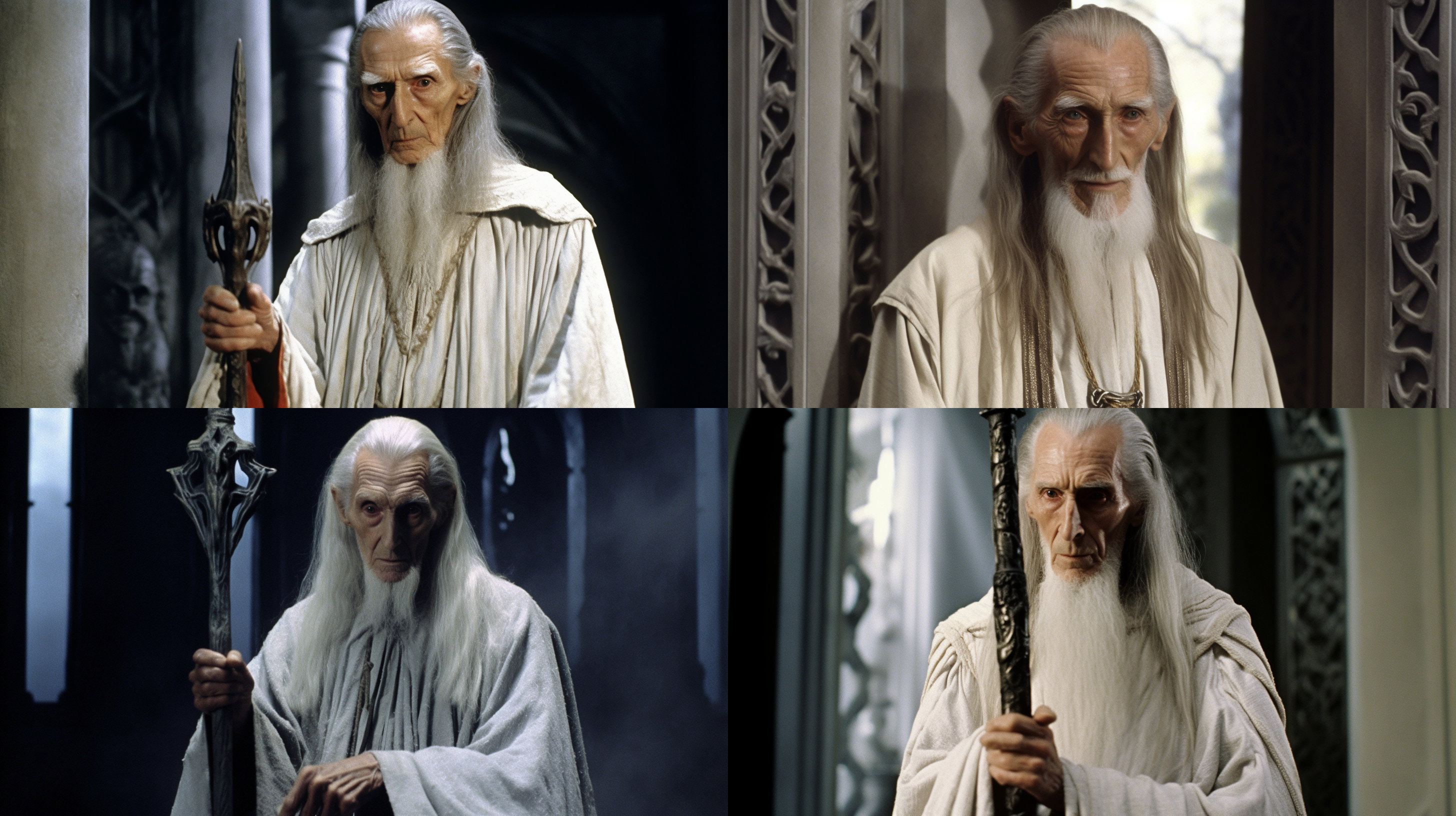 fernando172543 Peter Cushing dressed up as Saruman in a film di 9685569e 275c 47d0 b2ad ed7a1e268f5b