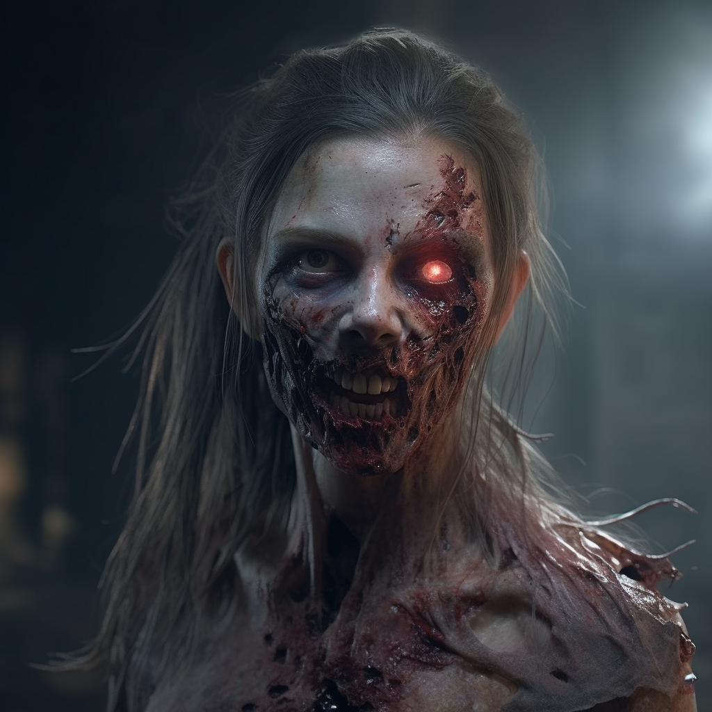 fernando172543 a photorealistic zombie woman terrifing but beat a3b78b81 6569 4cb8 9bff 00b4a1db0eed