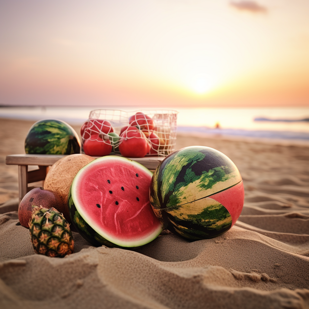 fernando172543 watermelon beach volley sunset drink in happy st f2981cd7 230e 42d9 8f9d 93ae8123956b