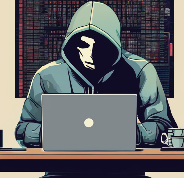 1 an hacker hacking a system
