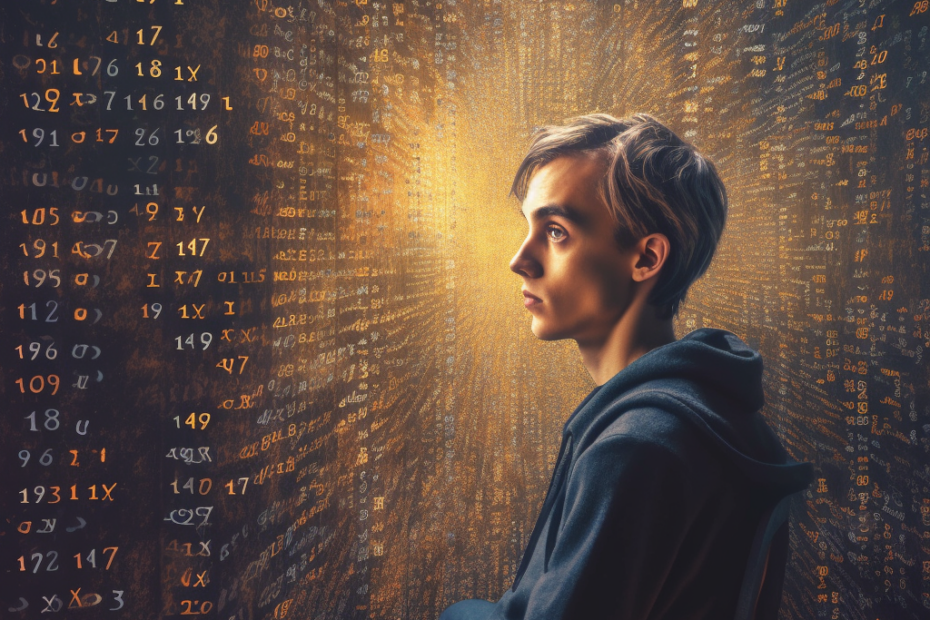 fernando172543 a young man thinking about binary numbers b02f7ce5 171d 42ed ae6f 7dc08a6cc9fe