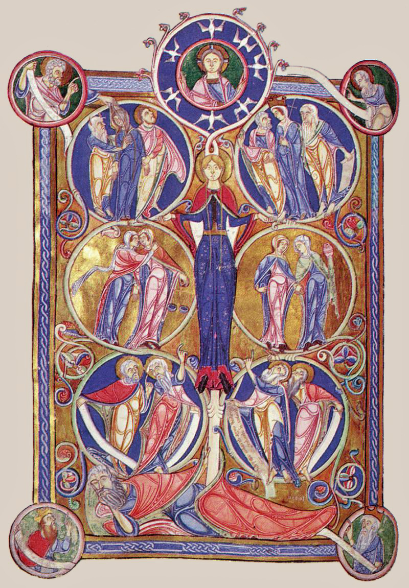 12th century painters The Tree of Jesse WGA15728