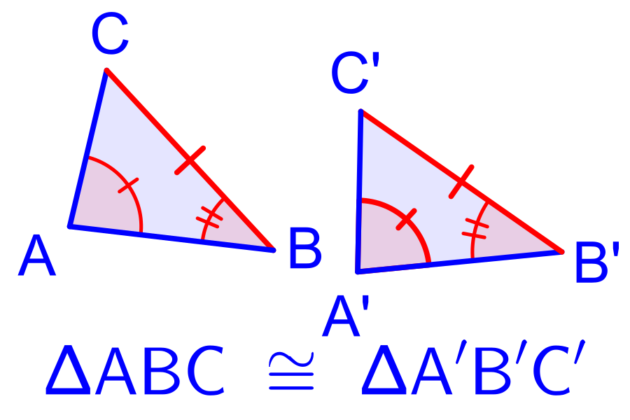 Angle angle side triangle congruence