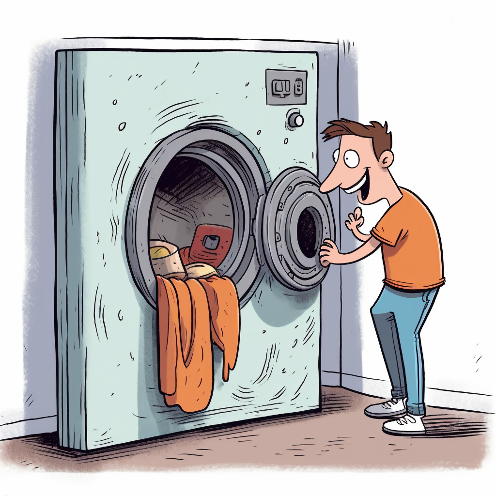 fernando172543 comic cartoon style a washing machine is full of 4a2ad05a 1f48 4d35 8b4d 076e08f6703f